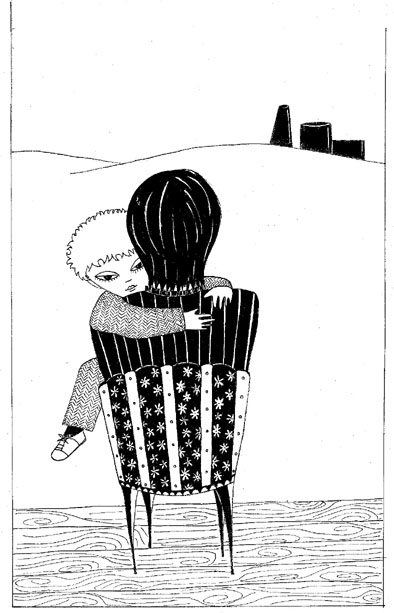 Illustration de Cécile Kizlik pour Le Retour